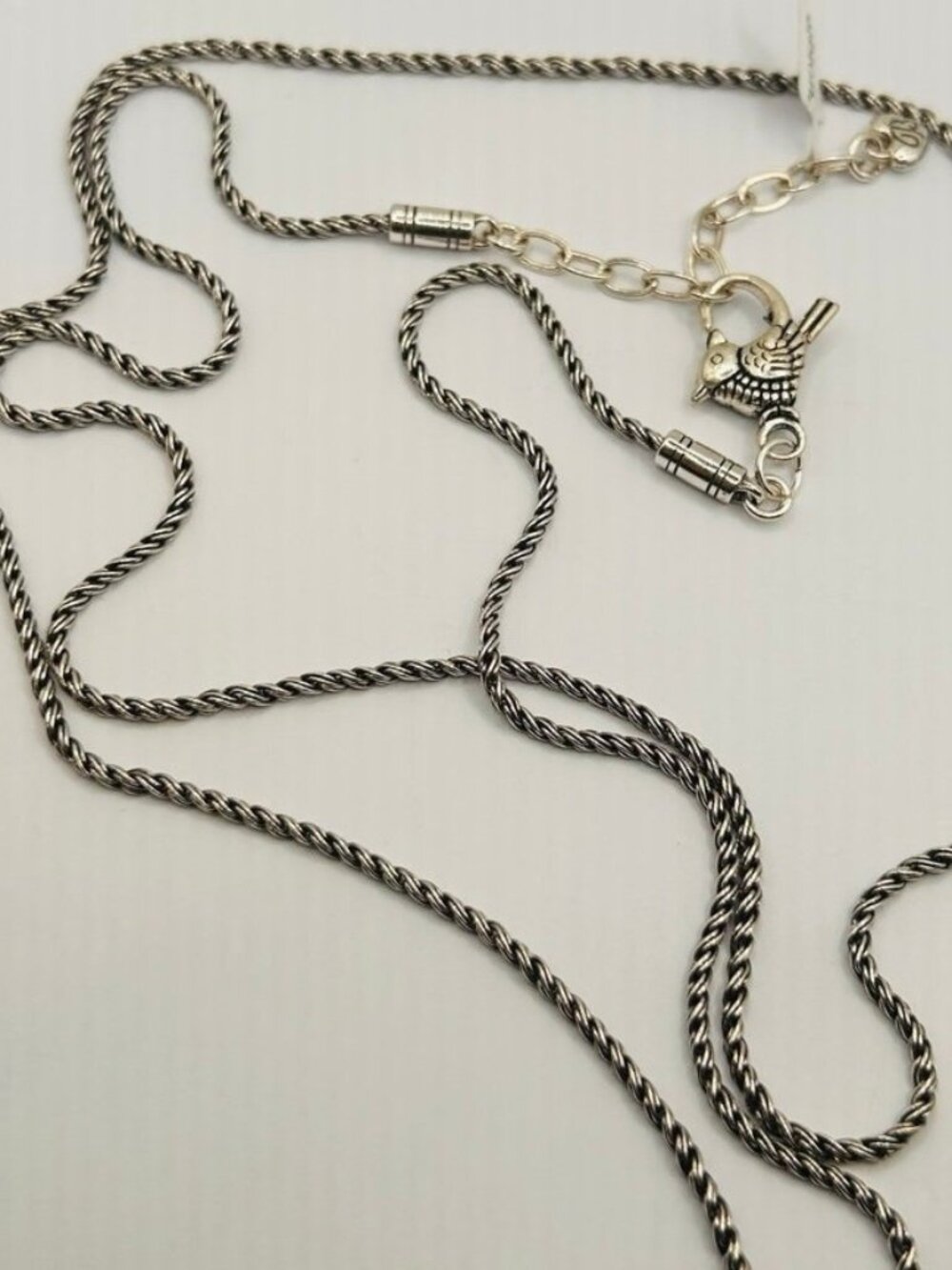 Brighton custom long 36-38" chain with non brighton bird clasp #42